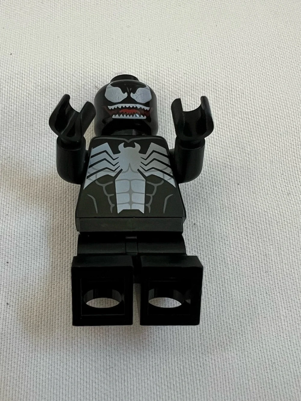 LEGO Venom MiniFigure Fig Super Hero Marvel Brick Black White Red